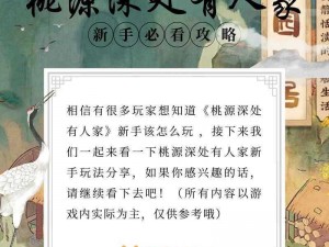 《桃源深处有人家：充值攻略与实用指南》