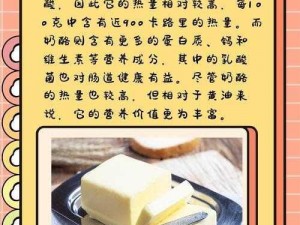 我可以吃你胸前的小馒头吗？——美味可口，营养丰富的奶酪