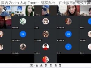 国内 Zoom 人与 Zoom：远程办公、在线教育的高效工具