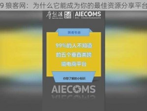 99 狼客网：为什么它能成为你的最佳资源分享平台？