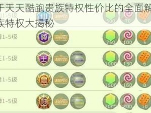 关于天天酷跑贵族特权性价比的全面解析：贵族特权大揭秘