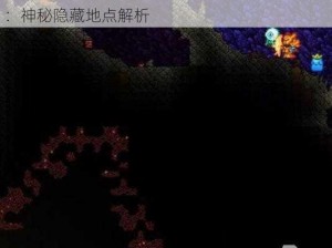 泰拉瑞亚游戏中黑隐士的具体位置探索与揭秘：神秘隐藏地点解析