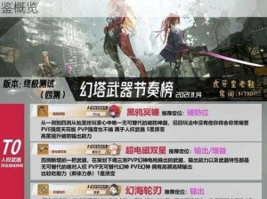 《幻塔》游戏攻略手册：霜冻武器全面解析与图鉴概览