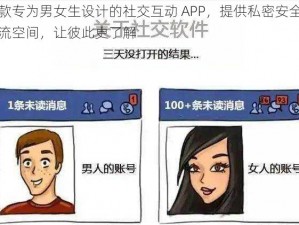 一款专为男女生设计的社交互动 APP，提供私密安全的交流空间，让彼此更了解