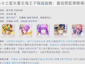 圣斗士星矢重生海王子阵容攻略：最佳搭配策略揭秘