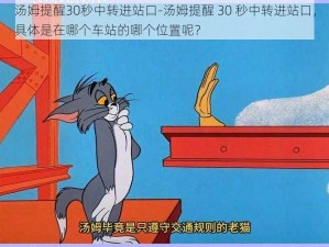 汤姆提醒30秒中转进站口-汤姆提醒 30 秒中转进站口，具体是在哪个车站的哪个位置呢？