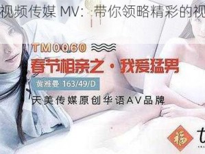 天美视频传媒 MV：带你领略精彩的视觉盛宴