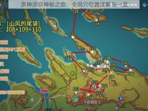 原神须弥神秘之旅：全洞穴位置详解与一览