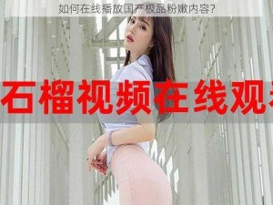 如何在线播放国产极品粉嫩内容？