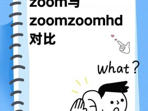 ZOOM 与 ZOOMZOOMHD 对比：全面解读两款产品的特点与优势