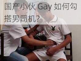 国产小伙 Gay 如何勾搭男司机？