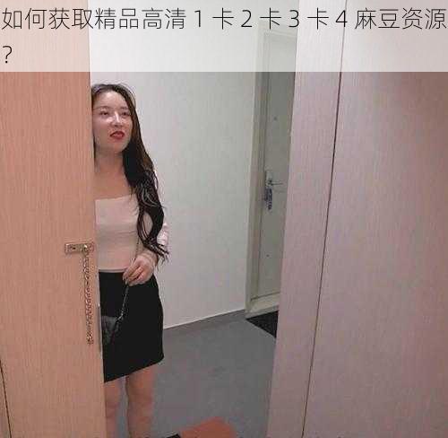 如何获取精品高清 1 卡 2 卡 3 卡 4 麻豆资源？