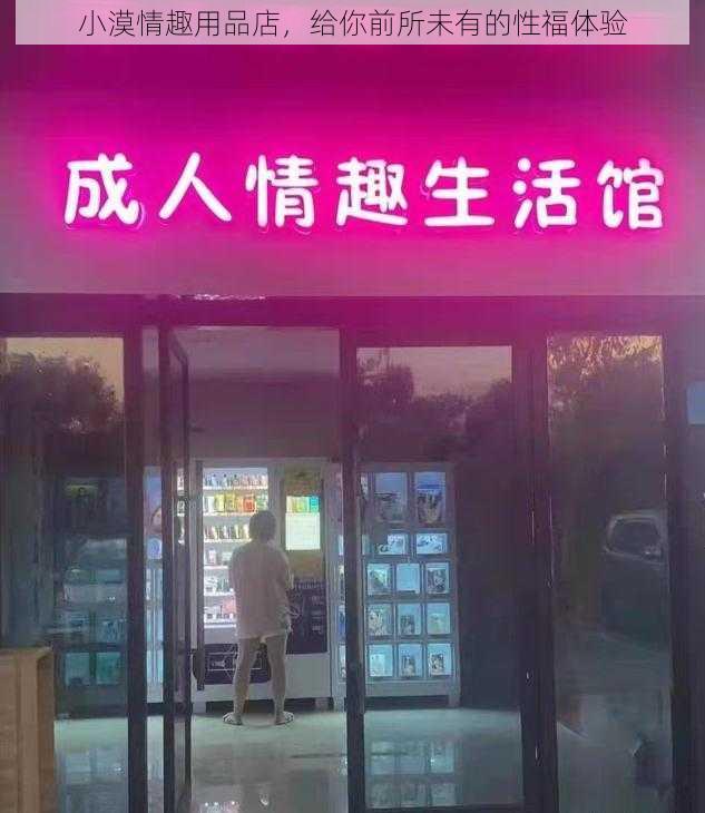 小漠情趣用品店，给你前所未有的性福体验