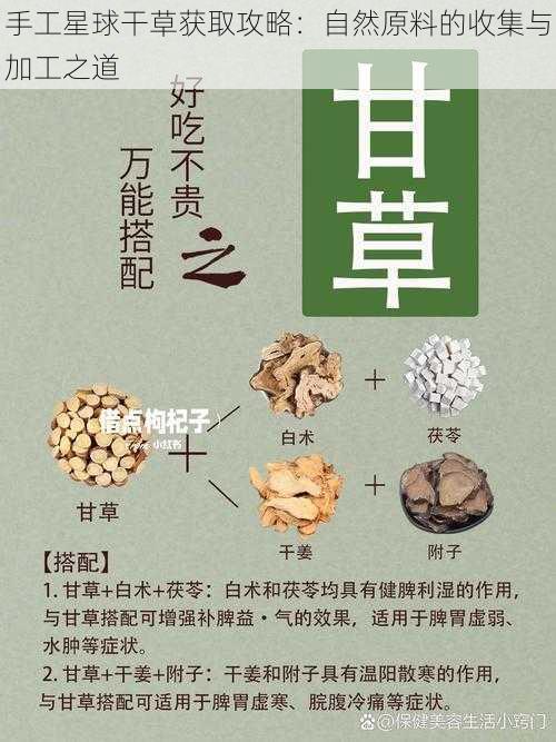 手工星球干草获取攻略：自然原料的收集与加工之道