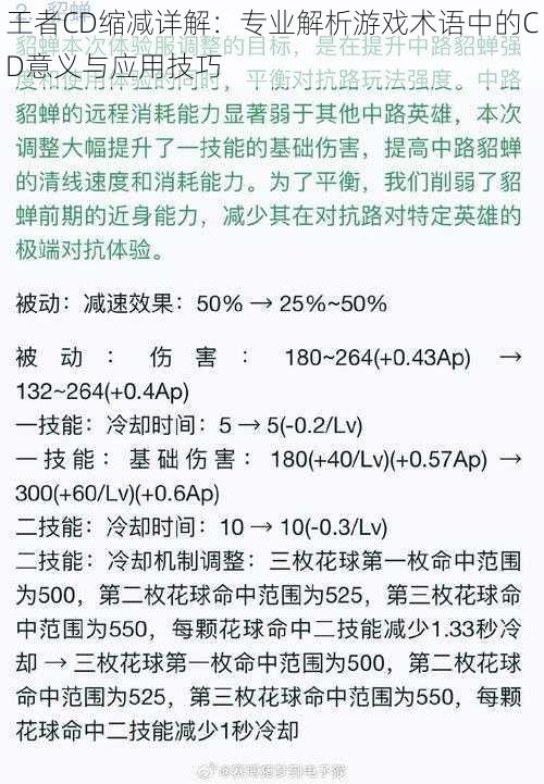 王者CD缩减详解：专业解析游戏术语中的CD意义与应用技巧