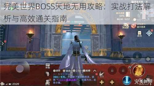 完美世界BOSS天地无用攻略：实战打法解析与高效通关指南