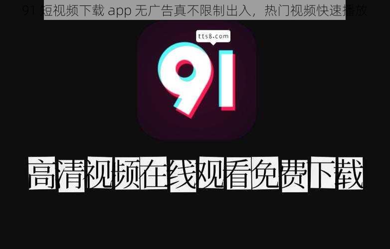 91 短视频下载 app 无广告真不限制出入，热门视频快速播放