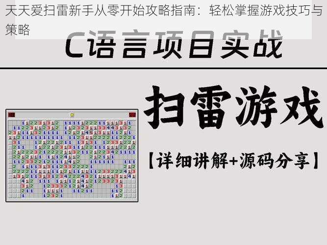 天天爱扫雷新手从零开始攻略指南：轻松掌握游戏技巧与策略