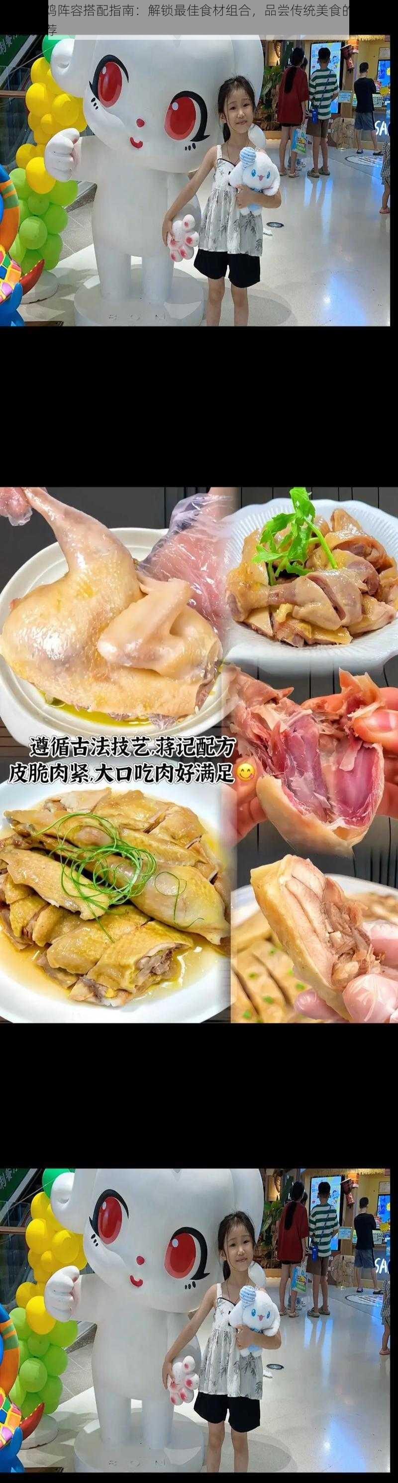 绍兴醉鸡阵容搭配指南：解锁最佳食材组合，品尝传统美食的魅力与智慧推荐