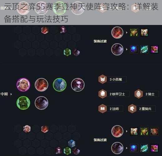 云顶之弈S5赛季登神天使阵容攻略：详解装备搭配与玩法技巧