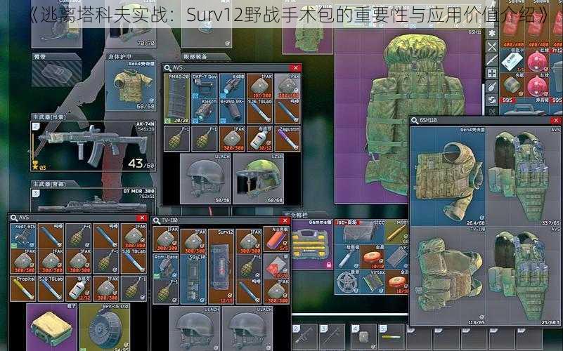 《逃离塔科夫实战：Surv12野战手术包的重要性与应用价值介绍》