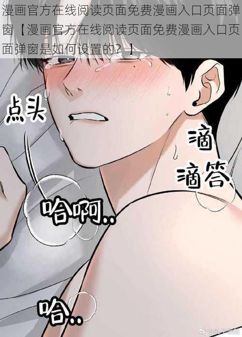 漫画官方在线阅读页面免费漫画入口页面弹窗【漫画官方在线阅读页面免费漫画入口页面弹窗是如何设置的？】