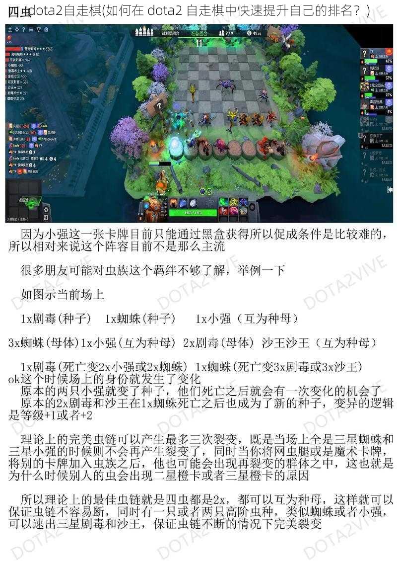 dota2自走棋(如何在 dota2 自走棋中快速提升自己的排名？)