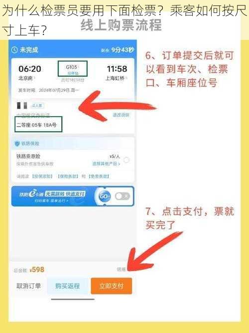 为什么检票员要用下面检票？乘客如何按尺寸上车？