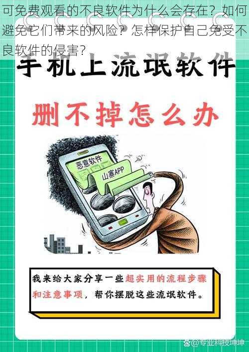 可免费观看的不良软件为什么会存在？如何避免它们带来的风险？怎样保护自己免受不良软件的侵害？