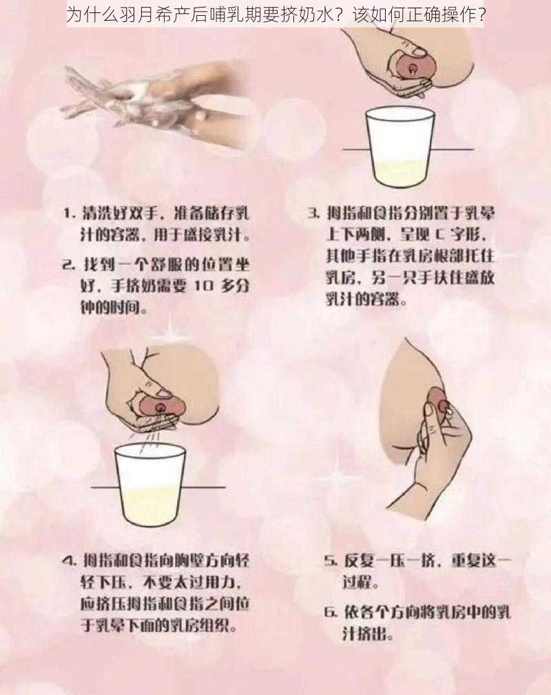 为什么羽月希产后哺乳期要挤奶水？该如何正确操作？