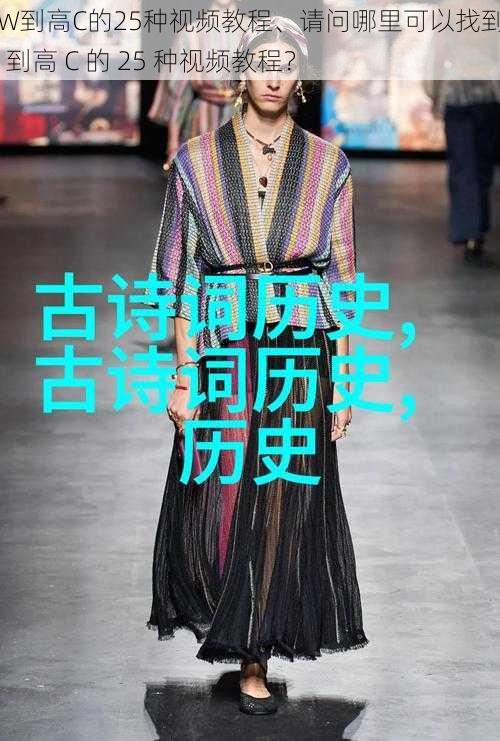自W到高C的25种视频教程、请问哪里可以找到自 W 到高 C 的 25 种视频教程?